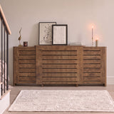 Asha Adjustable Radiator Cover - Almond Brown - Laura James 