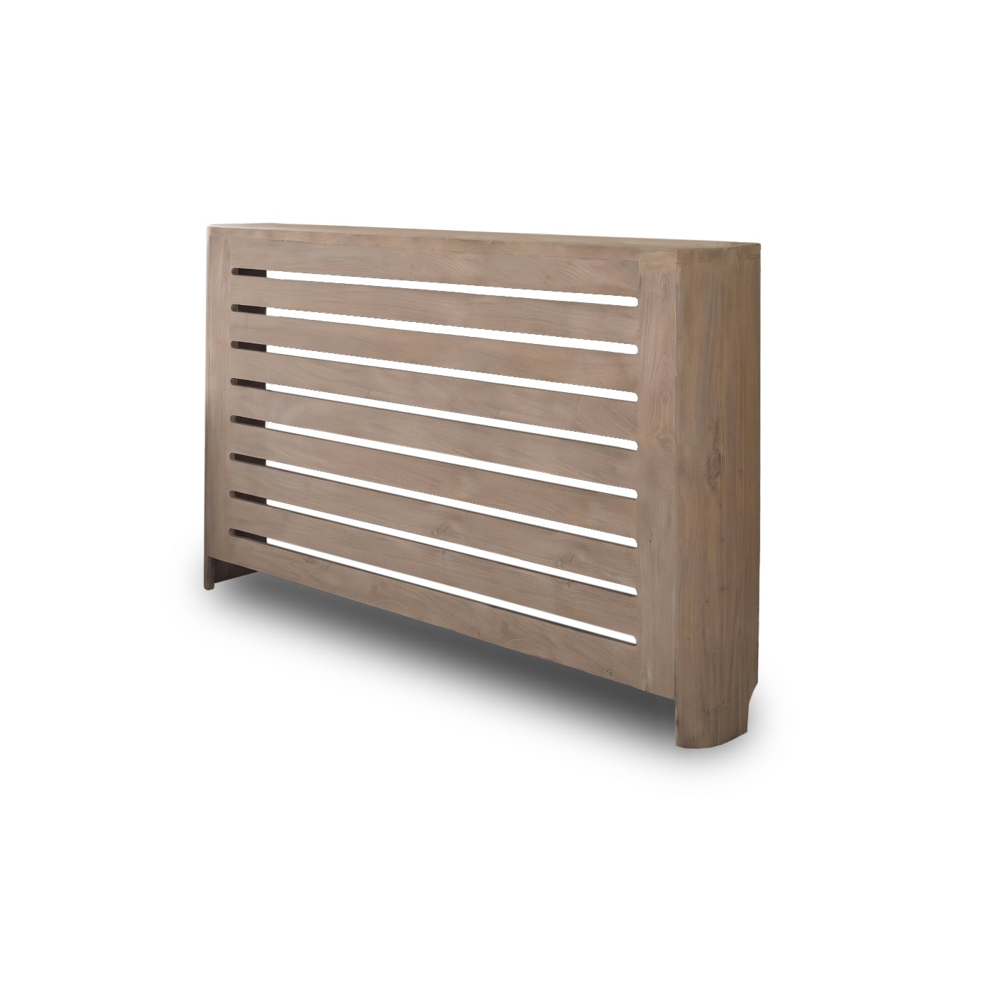 Asha Large Radiator Cover - Chalked Mango Wood - Laura James 