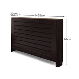 Asha Large Radiator Cover - Coffee Brown - Laura James 