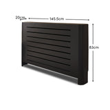 Asha Large Radiator Cover - Jet Black - Laura James 