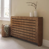 Asha Large Radiator Cover - Almond Brown