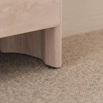 Asha Large Radiator Cover - Chalked Mango Wood - Laura James 