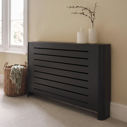 Asha Large Radiator Cover - Jet Black - Laura James 