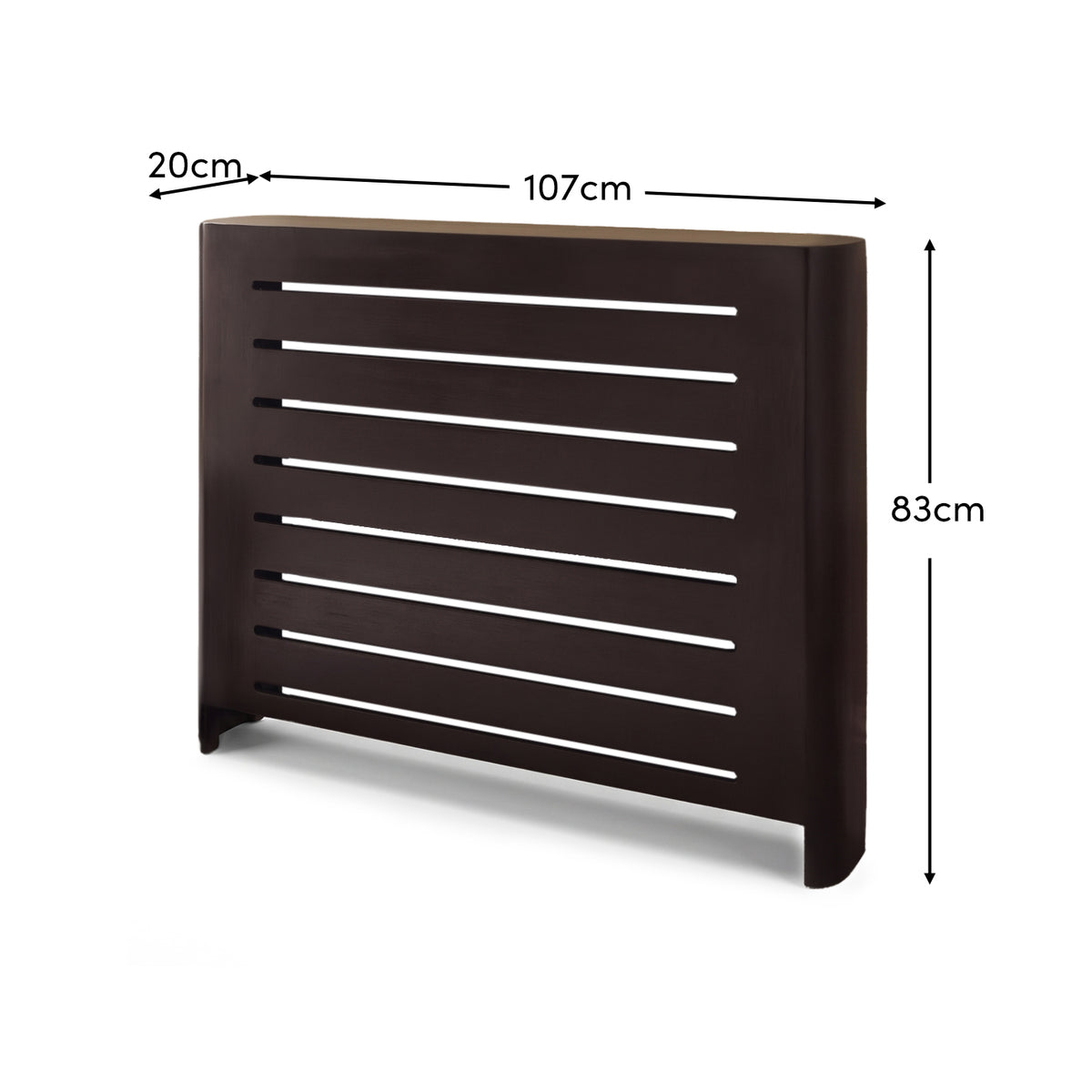 Asha Medium Radiator Cover - Coffee Brown - Laura James 
