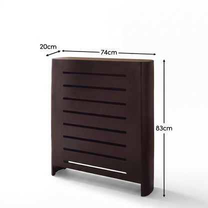 Asha Large Radiator Cover - Coffee Brown - Laura James 