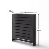 Asha Small Radiator Cover - Jet Black - Laura James 