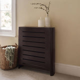 Asha Small Radiator Cover - Coffee Brown - Laura James 