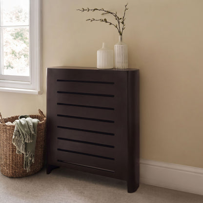 Asha Small Radiator Cover - Coffee Brown - Laura James 