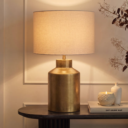 Ashbrook 32cm Table Lamp Base - Heirloom Brass - Laura James 