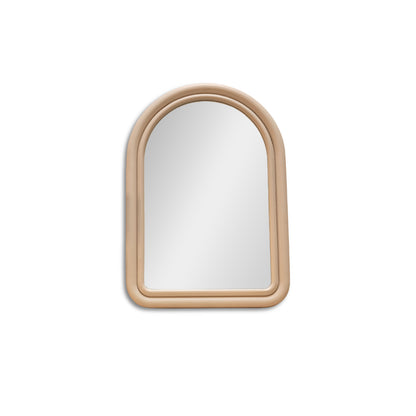 Ashridge 100x70cm Arch Wall Mirror - Oatmeal - Laura James  