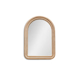 Ashridge 100x70cm Arch Wall Mirror - Whitewash - Laura James 
