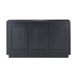 Astrid 3 Door Large Sideboard - Black Oak - Laura James