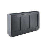 Astrid 3 Door Large Sideboard - Black Oak - Laura James