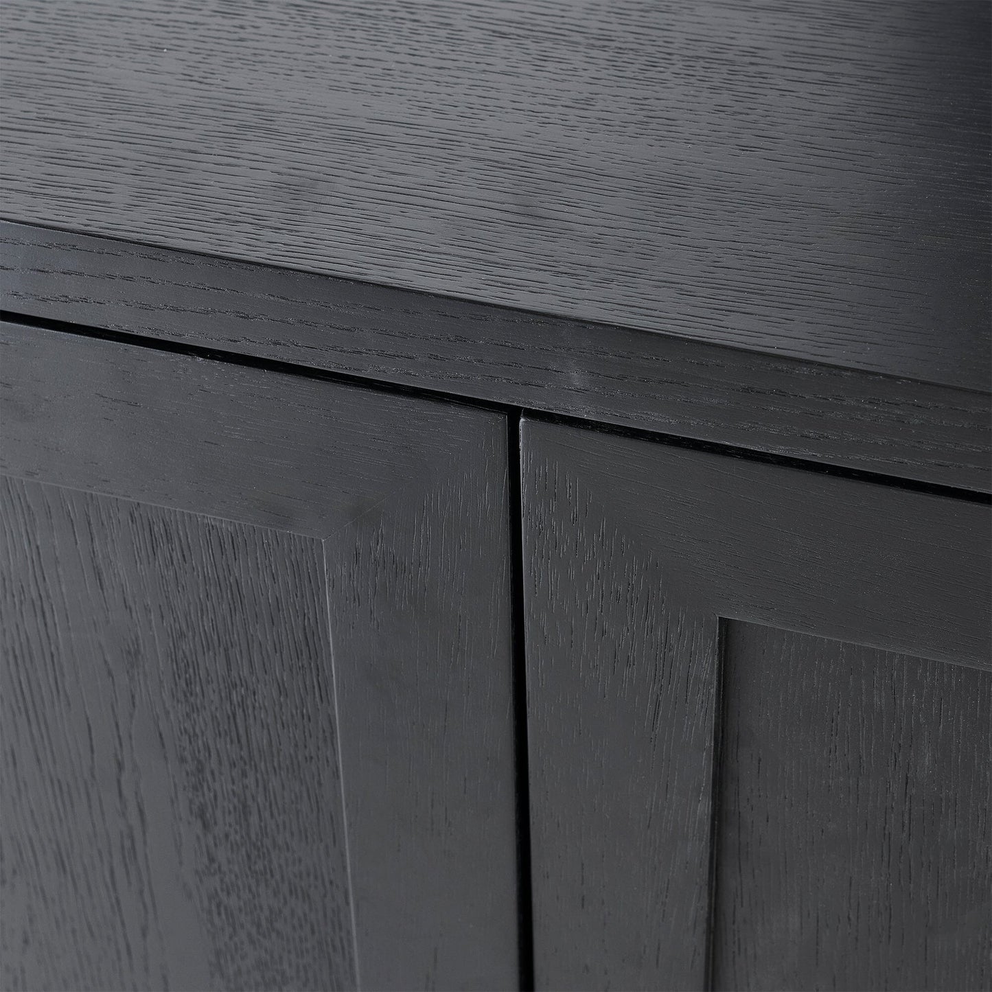 Astrid 3 Door Large Sideboard - Black Oak - Laura James