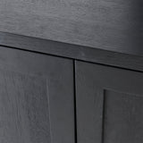Astrid 3 Door Large Sideboard - Black Oak - Laura James
