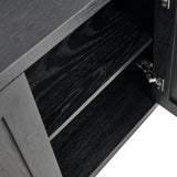 Astrid 3 Door Large Sideboard - Black Oak - Laura James