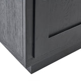 Astrid 3 Door Large Sideboard - Black Oak - Laura James