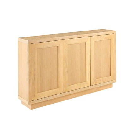 Astrid 3 Door Large Sideboard - Whitewash Oak - Laura James