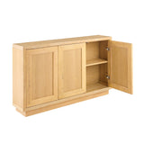 Astrid 3 Door Large Sideboard - Whitewash Oak - Laura James