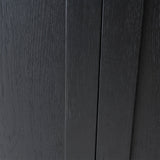 Astrid 2 Door Small Sideboard - Black Oak - Laura James