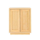 Astrid 2 Door Small Sideboard - Whitewash Oak - Laura James