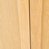 Astrid 2 Door Small Sideboard - Whitewash Oak - Laura James