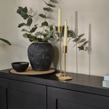 Astrid 3 Door Large Sideboard - Black Oak - Laura James