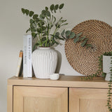 Astrid 2 Door Small Sideboard - Whitewash Oak - Laura James