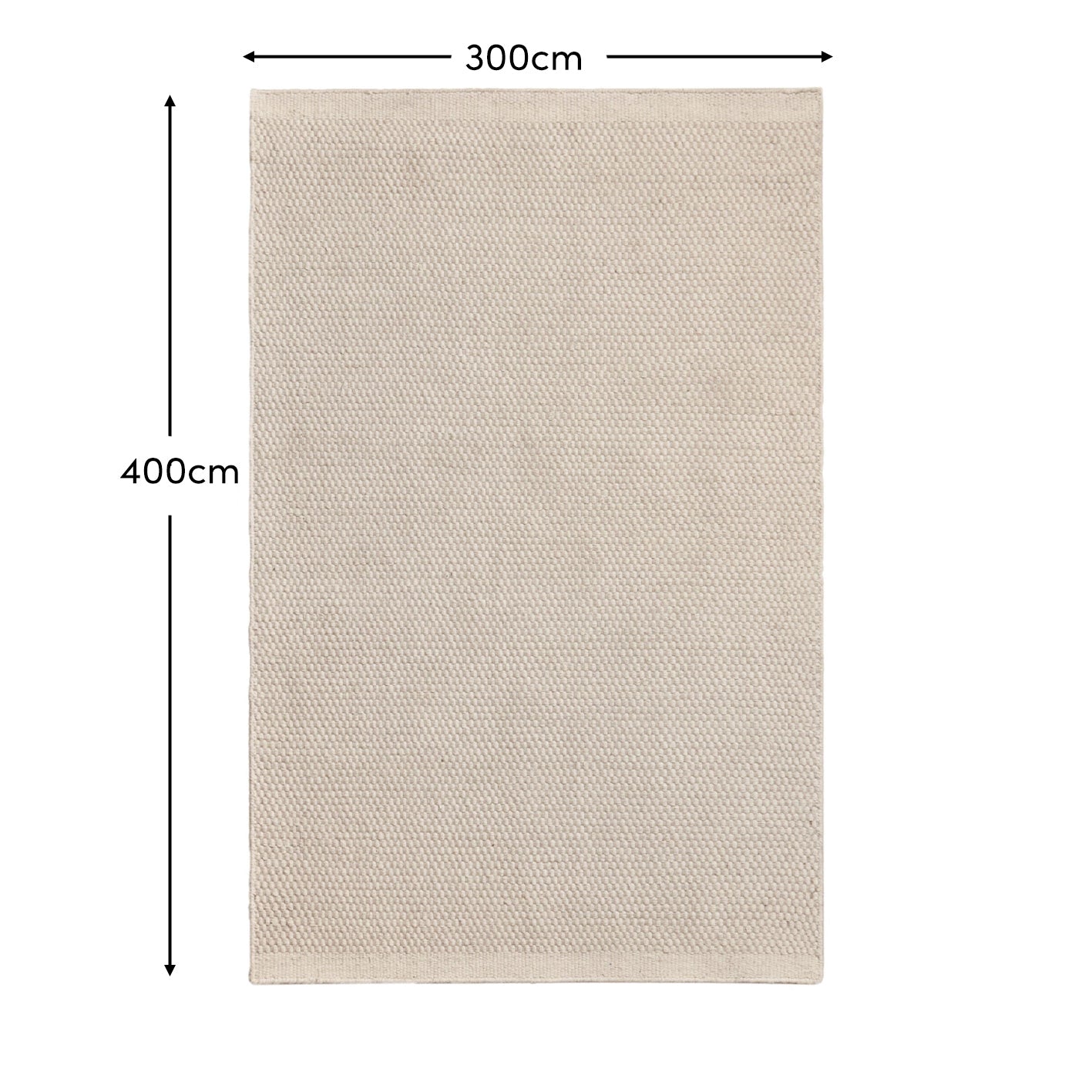 Atcham 300x400cm Wool/Cotton Rug - Clay & Natural - Laura James 