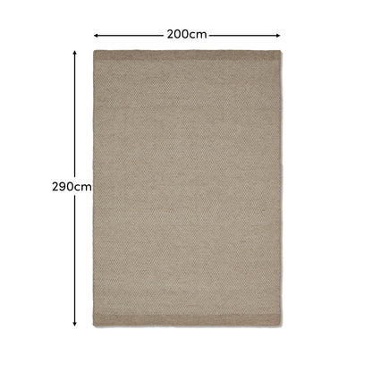 Atcham Sand Large Wool Rug - Laura James