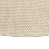 Atcham Clay/Natural Round Rug Wool with Cotton  - 150cm - Laura James