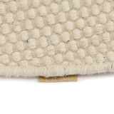 Atcham Clay/Natural Round Rug Wool with Cotton  - 150cm - Laura James