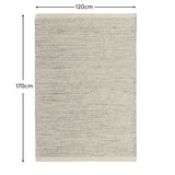 Atcham Clay Marl Wool & Cotton Rug - 120 x 170cm - Laura James