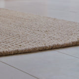 Atcham Medium Sand Wool Rug - Laura James