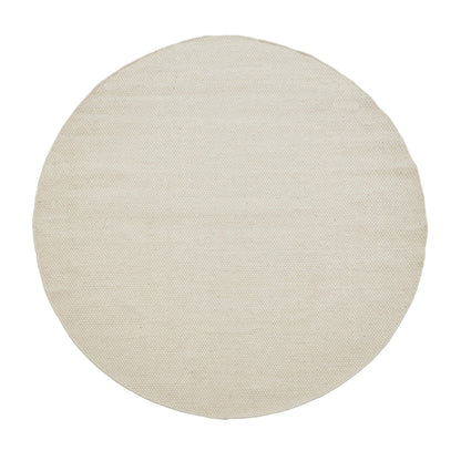 Atcham Clay/ Natural Round Rug  Wool with Cotton  - 200cm - Laura James 