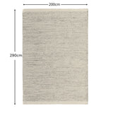 Atcham Clay Marl Wool with Cotton Rug - 200x290cm - Laura James