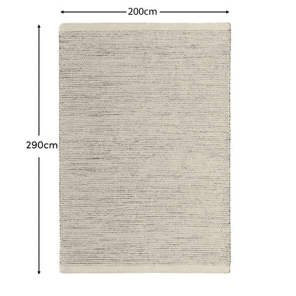 Atcham Clay Marl Wool with Cotton Rug - 200x290cm - Laura James