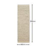 Atcham Clay Marl Runner Rug - 200x60cm - Laura James 