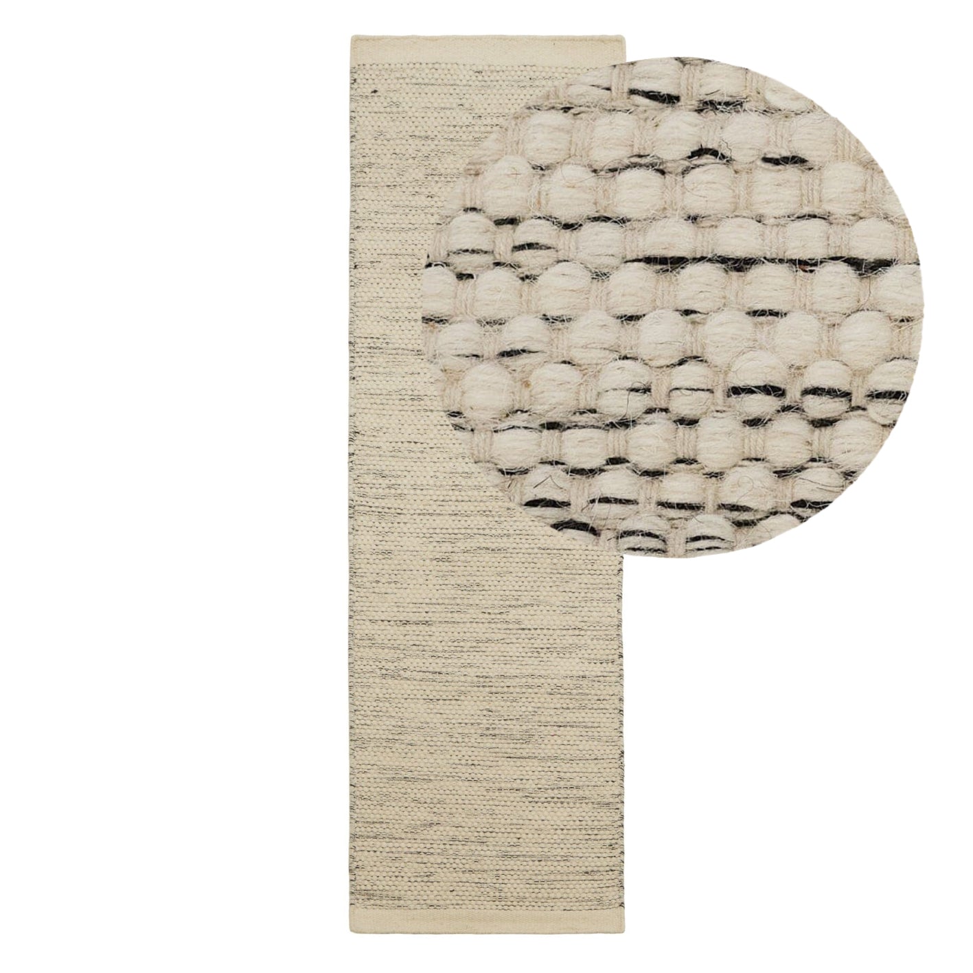Atcham Clay Marl Runner Rug - 200x60cm - Laura James 