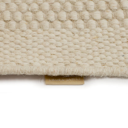 Atcham Clay/ Natural Runner Rug - 200x60cm - Laura James 