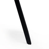 Atlas Smoked Glass Dining Table  - Metal Legs