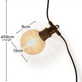 Carnaby 10 Bulb Outdoor String Lights - Extension Kit - Beehive Bulb - Laura James