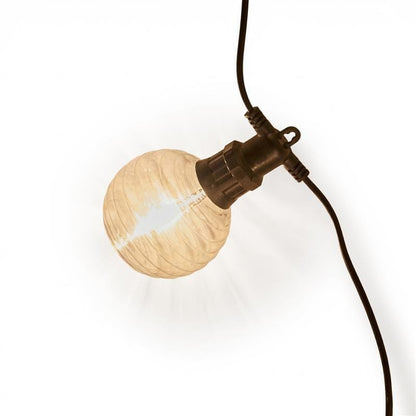 Carnaby 10 Bulb Outdoor String Lights - Extension Kit - Beehive Bulb - Laura James