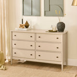Aubrey 6 Drawer Chest of Drawers - Driftwood - Laura James 