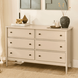 Aubrey 6 Drawer Chest of Drawers - Driftwood