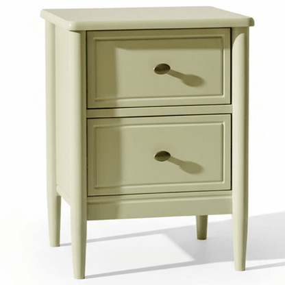 Aubrey 2 Drawer Bedside Table - Pistachio Green