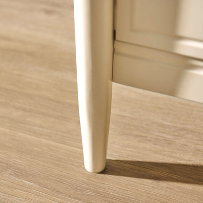 Aubrey Driftwood 2 Drawer Bedside Table - Laura James