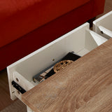 Bampton White Coffee Table with Storage