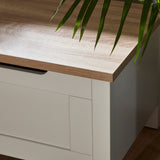 Bampton Blanket Box - White