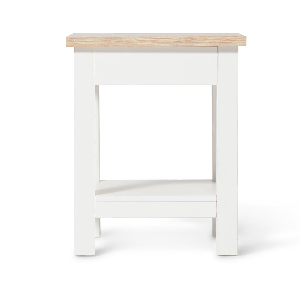Bampton White Side Table